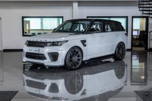 Land Rover Range Rover Sport White by Urban Automotive on Vossen Wheels (UV-2) 2017 года
